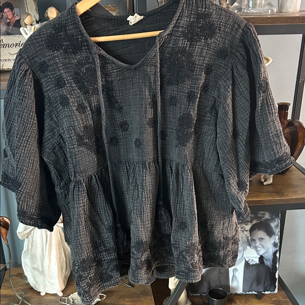 Elegant Black Women's Top